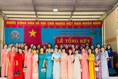 TRƯỜNG THCS MINH THẠNH TỔ CHỨC LỄ TỔNG KẾT NĂM HỌC 2025 – 2026