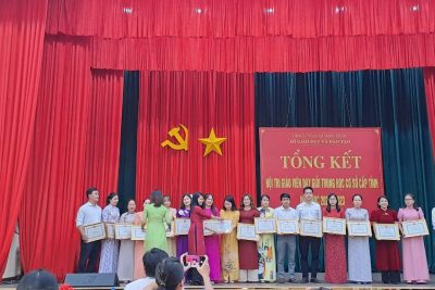 THAM GIA HỘI THI GIÁO VIÊN DẠY GIỎI CẤP TỈNH NĂM HỌC 2022-2023