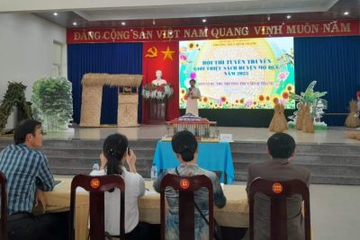 HỌC SINH TRƯỜNG THCS MINH THẠNH THAM GIA HỘI THI TUYÊN TRUYỀN GIỚI THIỆU SÁCH NĂM 2023