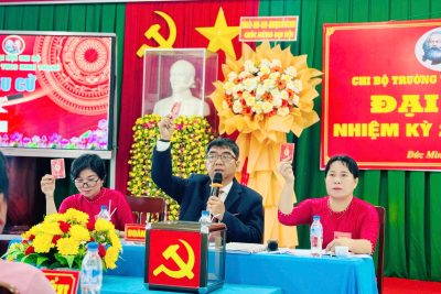 ĐẠI HỘI CHI BỘ TRƯỜNG THCS MINH THẠNH NHIỆM KỲ 2025-2027 THÀNH CÔNG TỐT ĐẸP!