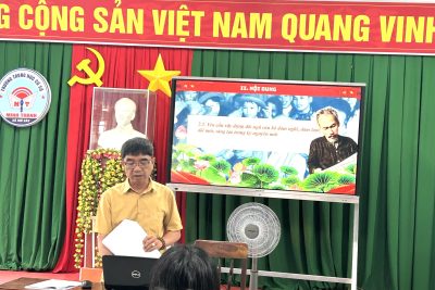CHI BỘ TRƯỜNG THCS MINH THẠNH SINH HOẠT CHỦ ĐIỂM QUÝ II NĂM 2026: “VẬN DỤNG TƯ TƯỞNG HỒ CHÍ MINH XÂY DỰNG ĐỘI NGŨ CÁN BỘ DÁM NGHĨ, DÁM LÀM, DÁM ĐỔI MỚI, SÁNG TẠO”